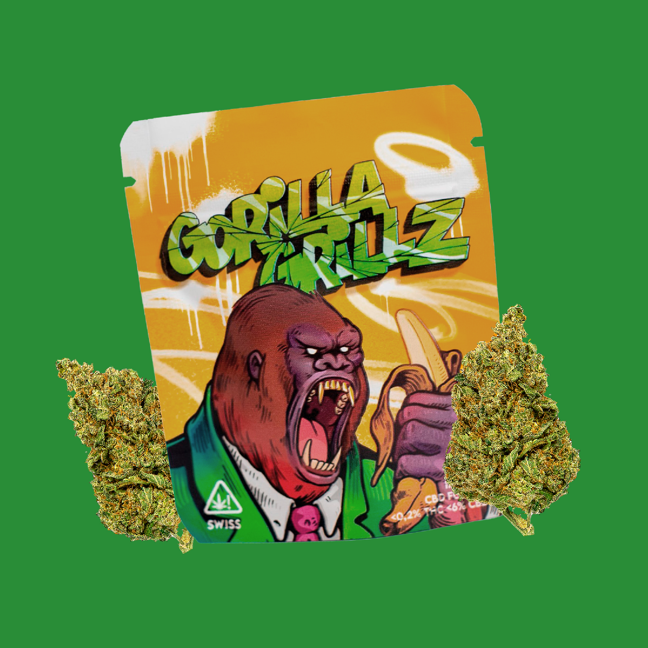 GORILLA GRILLZ FLORES