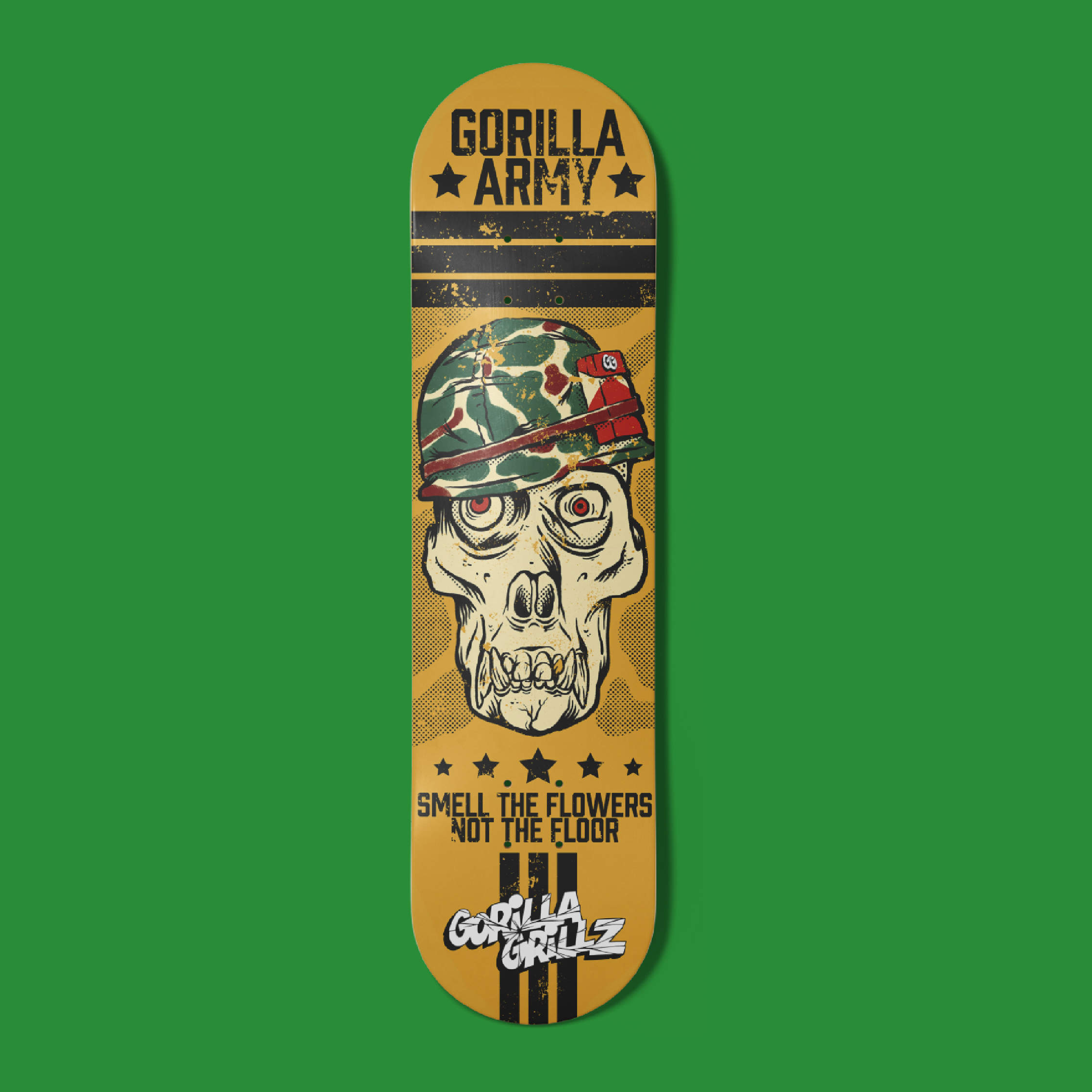 Skate Gorilla Grillz GORILLA ARMY