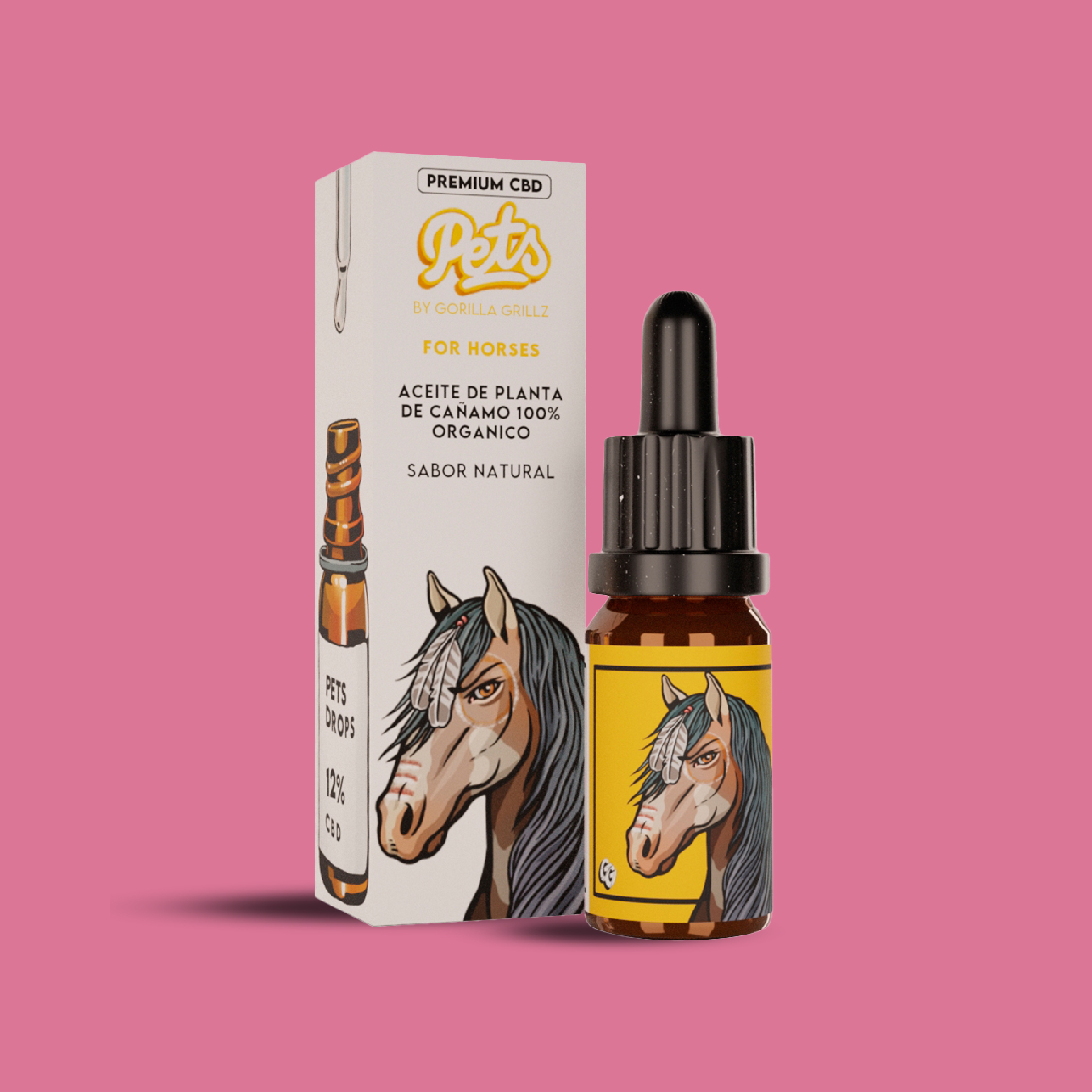 Aceite CBD para caballos 12% - 10ml