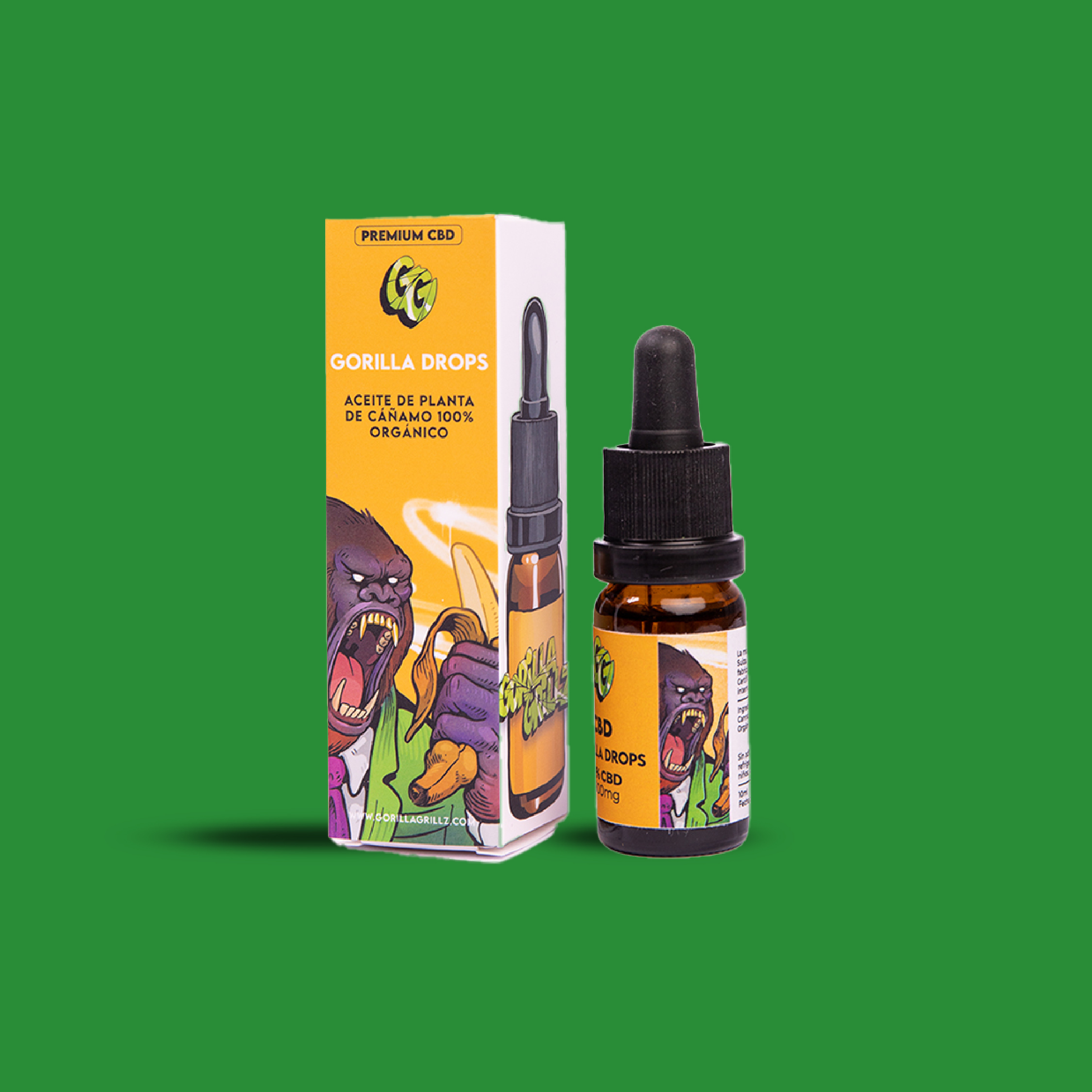 ÓLEO CBD 40% GORILLA DROPS | 4000 mg - 10ml